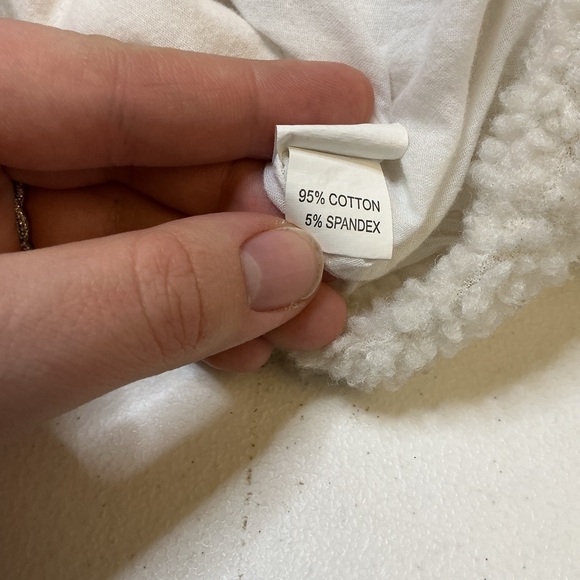 Shein Toddler Size 92 (18-24m) Cream Sherpa Teddy Coat Button Front Jacket EUC - Picture 5 of 5